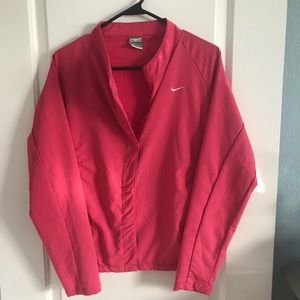 Pink nike jacket